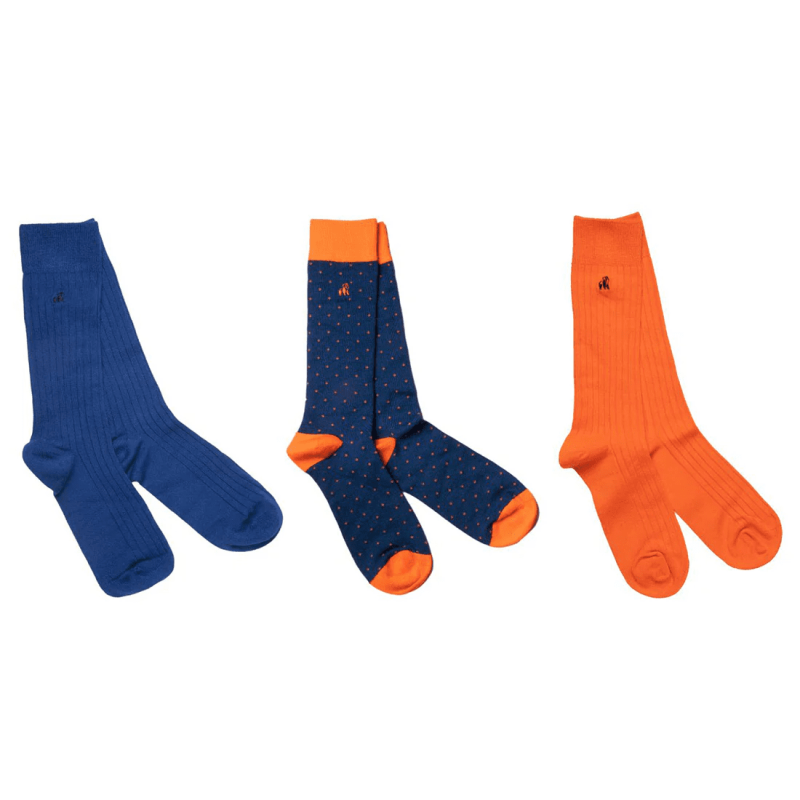 OrangeandBlueSockBox-3PairsofBambooSocks_His